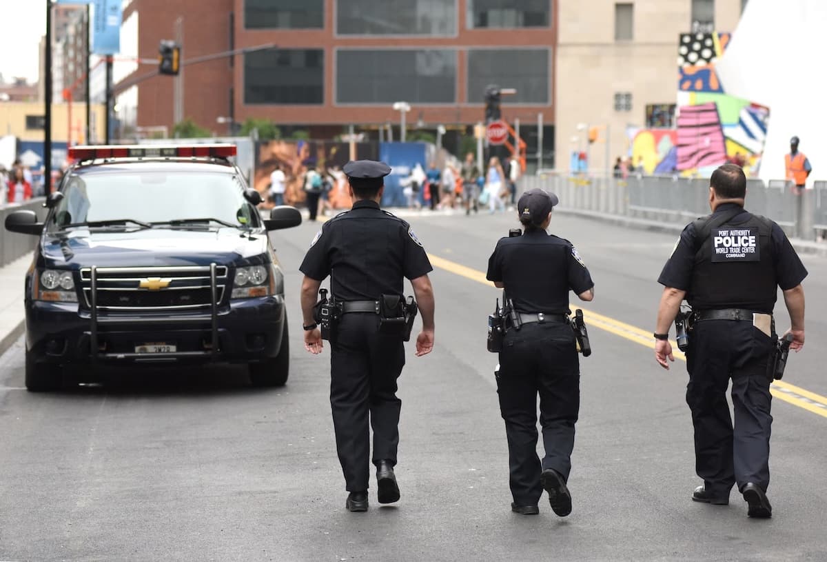 Police Officers Walking Police Officers Walking