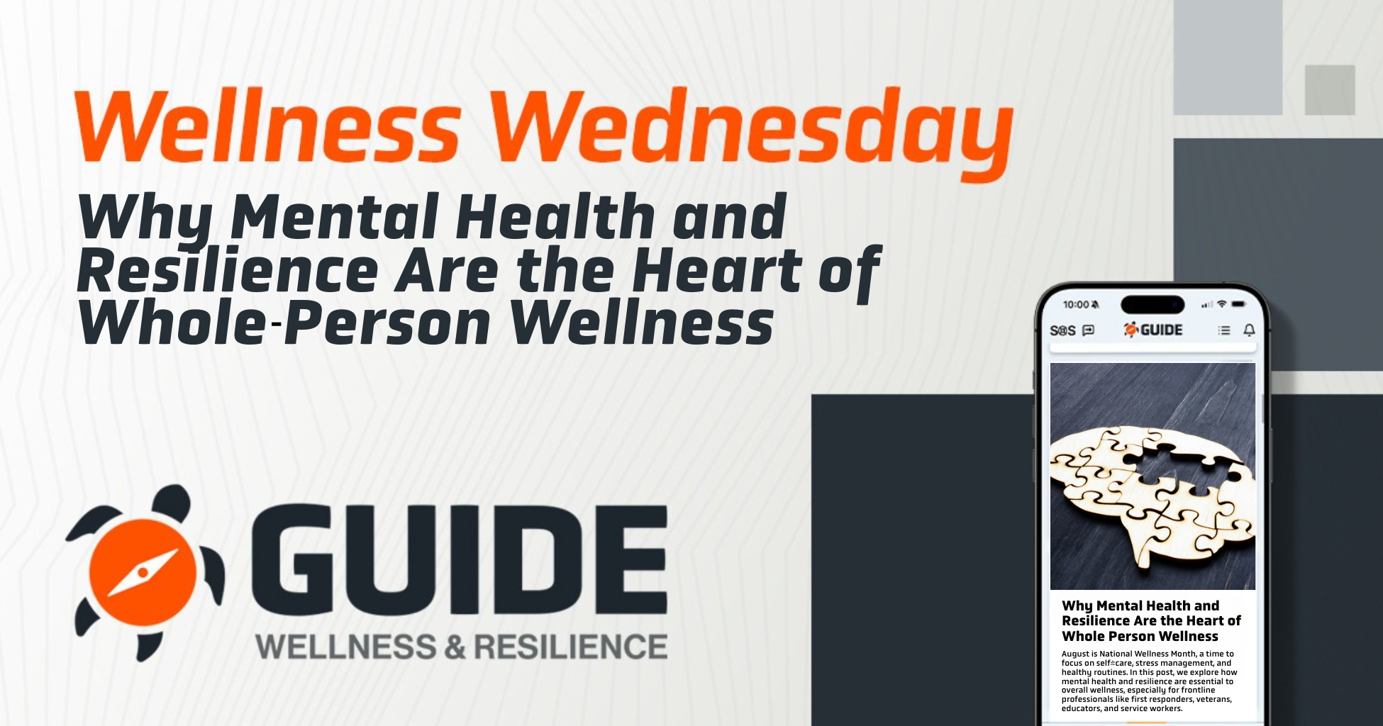 Wellness Wednesday: Why Mental Health & Resilience Are the Heart of Whole-Person Wellness