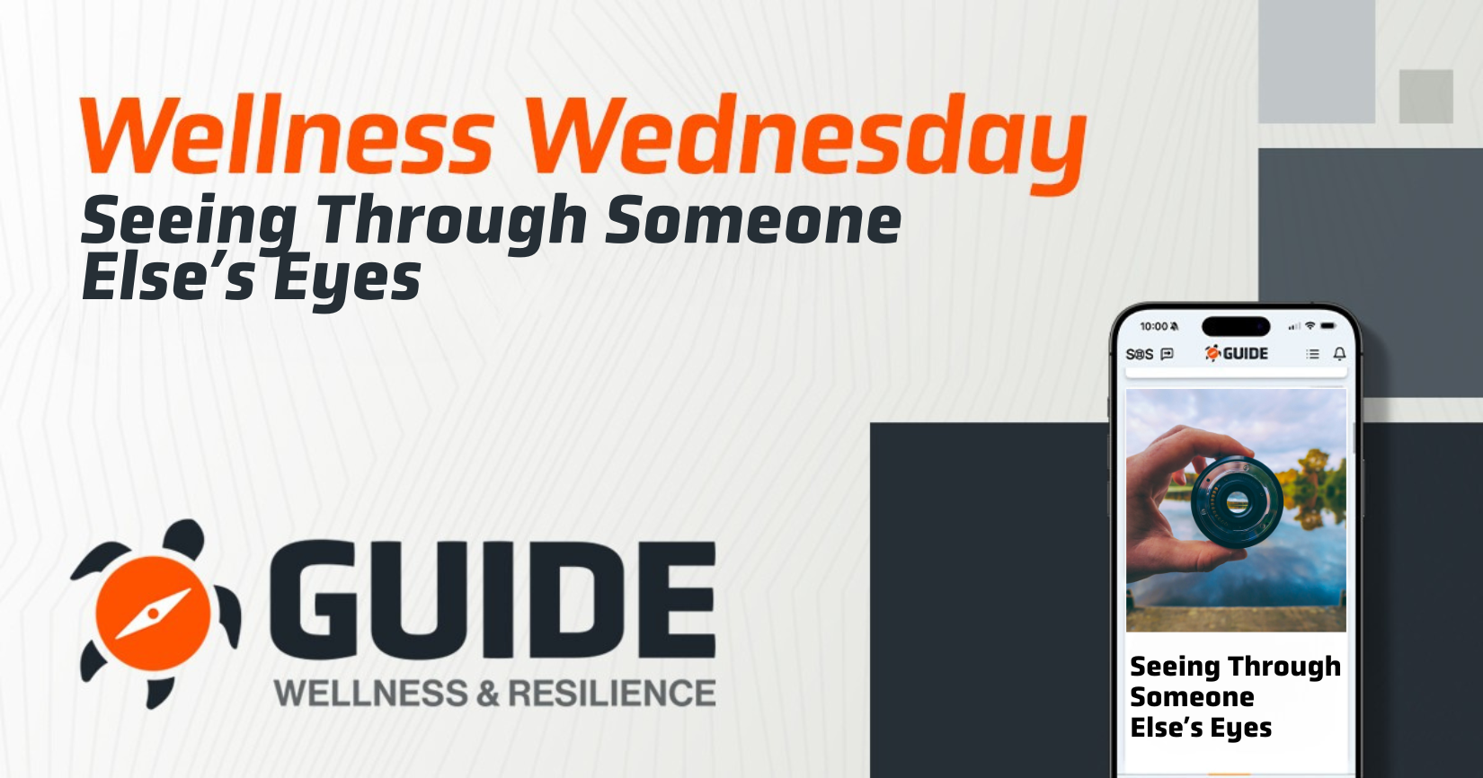 Wellness Wednesday: Seeing Through Someone Else’s Eyes