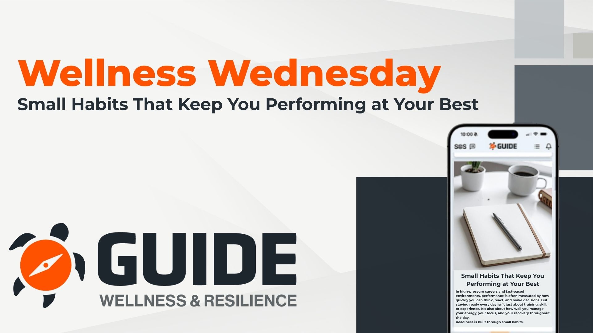 Everyday Readiness: Small Habits That Keep You Performing at Your Best