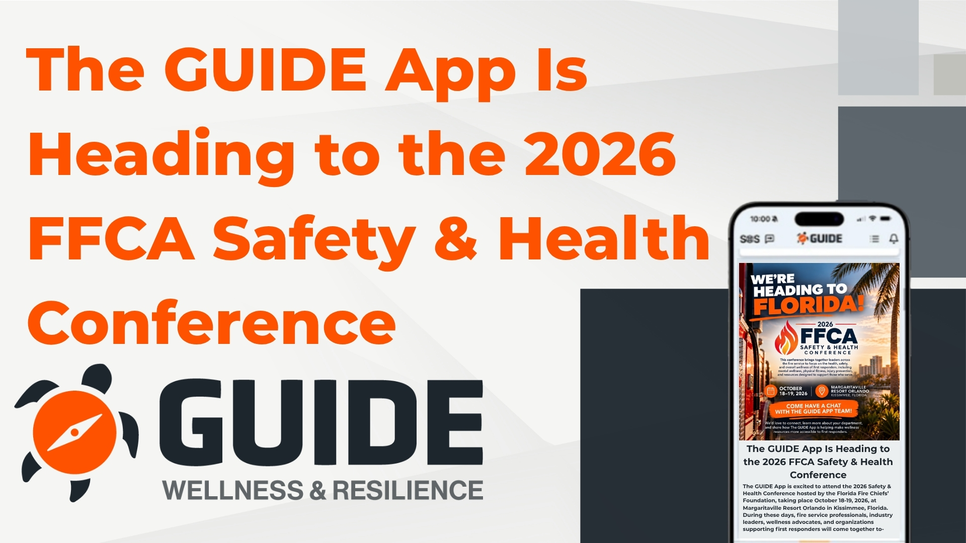 The GUIDE App Is Heading to the 2026 FFCA Safety & Health Conference